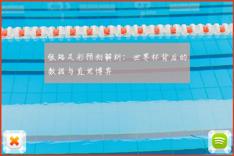 张路足彩预测解析：世界杯背后的数据与直觉博弈