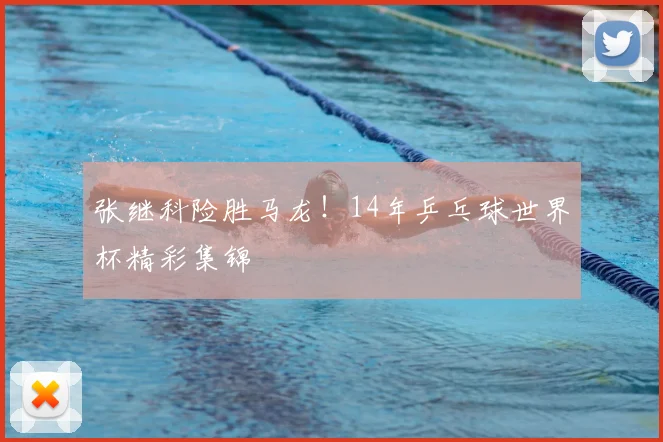 张继科险胜马龙！14年乒乓球世界杯精彩集锦